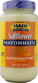 3 PACK of Hain Pure Foods Safflower Mayonnaise -- 24 oz