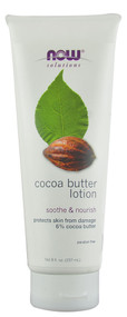 3 PACK of Now Foods, Solutions, Cocoa Butter Lotion, 8 fl oz (237 ml)
