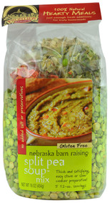 3 PACK of Frontier Soups Hearty Meals Nebraska Barn Raising Split Pea Soup Mix -- 16 oz