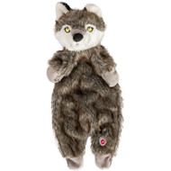 3 PACK of Ethical Pet Products Furzz Plush Dog Toy Gray Wolf -- 1 Toy