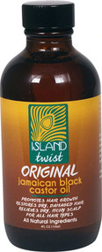 3 PACK of Island Twist Jamaican Black Castor Oil Original -- 4 fl oz