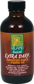 3 PACK of Island Twist Jamaican Black Castor Oil Extra Dark -- 4 fl oz