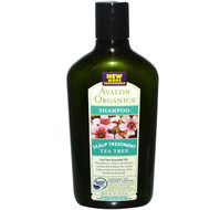 Avalon Organics, Shampoo, Scalp Treatment, Tea Tree, 11 fl oz (325 ml)