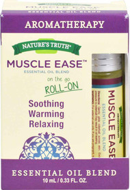 3 PACK of Natures Truth Roll On Essential Oil Blend Muscle Ease -- 0.33 fl oz