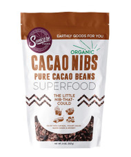 3 PACK of Suncore Foods Cocoa Nibs Raw Cacao Beans -- 8 oz