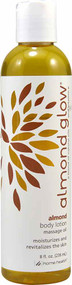 3 PACK of Home Health Almond Glow Body Lotion & Massage Oil -- 8 fl oz