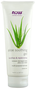 3 PACK of Now Foods, Solutions, Aloe Soothing Gel, 8 fl oz (237 ml)