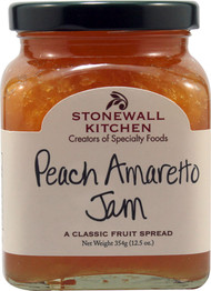 3 PACK of Stonewall Kitchen Jam Peach Amaretto -- 12.5 oz