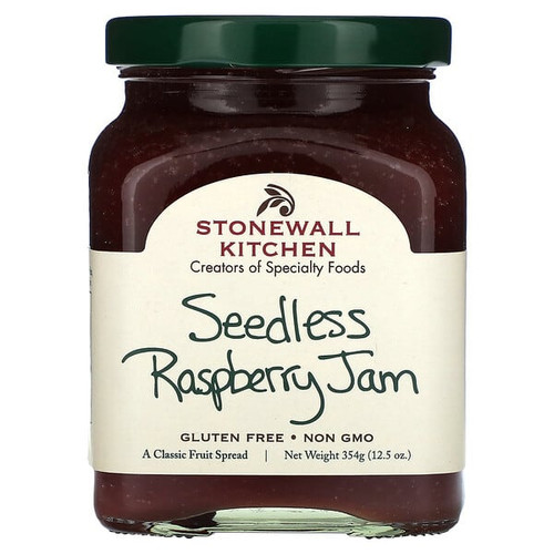 <img alt="Stonewall Kitchen, Seedless Raspberry Jam, 12.5 oz (354 g)" title="Stonewall Kitchen, Seedless Raspberry Jam, 12.5 oz (354 g),711381033159"