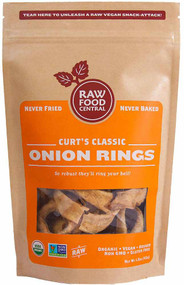 3 PACK of Raw Food Central Organic Onion Rings Gluten Free Curts Classic -- 1.5 oz
