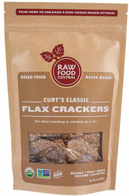 3 PACK of Raw Food Central Organic Flax Crackers Gluten Free Italian Herb -- 3 oz