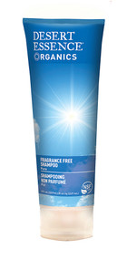 3 PACK of Desert Essence, Organics, Shampoo, Fragrance Free, 8 fl oz (237 ml)