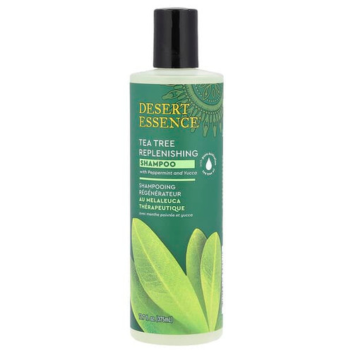 <img alt="Desert Essence, Tea Tree Replenishing Shampoo with Peppermint and Yucca, 12.7 fl oz (375 ml)" title="Desert Essence, Tea Tree Replenishing Shampoo with Peppermint and Yucca, 12.7 fl oz (375 ml),718334300467"