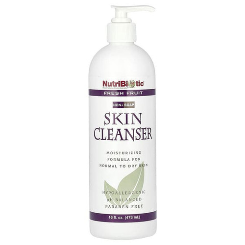 <img alt="NutriBiotic, Skin Cleanser, Non-Soap, Fresh Fruit, 16 fl oz (473 ml)" title="NutriBiotic, Skin Cleanser, Non-Soap, Fresh Fruit, 16 fl oz (473 ml),728177010218"