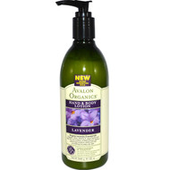 3 PACK of Avalon Organics, Hand & Body Lotion, Nourishing Lavender, 12 oz (340 g)