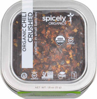 3 PACK of Spicely Organics Chili Pepper Crushed Tin -- 1.8 oz
