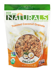 3 PACK of New England Naturals Organic Toasted Coconut Granola -- 11 oz