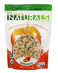 3 PACK of New England Naturals Organic Salted Caramel Apple Granola -- 11 oz