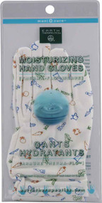 3 PACK of Earth Health-promotings Moisturizing Hand Gloves Garden Print -- 1 Pair