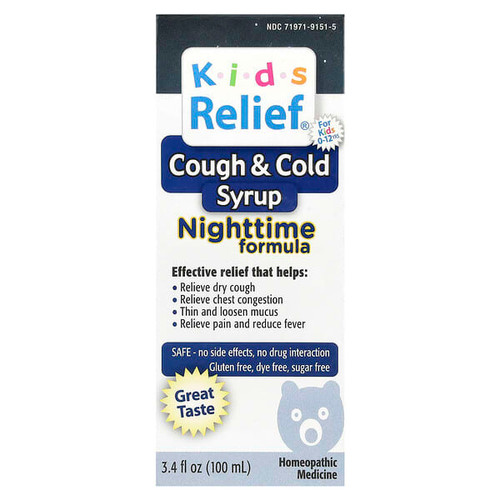 <img alt="Homeolab USA, Kids Relief, Cough & Cold Syrup, Nighttime Formula, For Kids 0-12 Yrs, 3.4 fl oz (100 ml)" title="Homeolab USA, Kids Relief, Cough & Cold Syrup, Nighttime Formula, For Kids 0-12 Yrs, 3.4 fl oz (100 ml),778159107603"