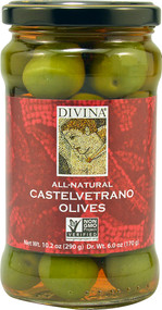 3 PACK of Divina Whole Castelvetrano Olives -- 6 oz