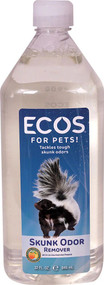 3 PACK of Earth Friendly ECOS For Pets! Skunk Odor Remover -- 32 fl oz