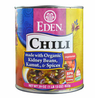 3 PACK of Eden Foods Chili Vegetarian Kidney Beans Kamut & Spices -- 29 oz