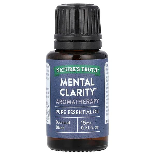 <img alt="Natures Truth, Pure Essential Oil, Focusing Mental Clarity, 0.51 fl oz (15 ml)" title="Natures Truth, Pure Essential Oil, Focusing Mental Clarity, 0.51 fl oz (15 ml),840093104540"