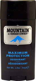 Herban Cowboy, Maximum Protection Deodorant, Mountain, 2.8 oz (80 g) (Discontinued Item)