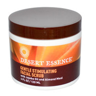 3 PACK of Desert Essence, Gentle Facial Scrub, 4 fl oz (120 ml)