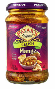 3 PACK of Pataks Original Relish Mango -- 10 oz