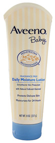 3 PACK of Aveeno Baby Daily Moisture Lotion -- 8 fl oz