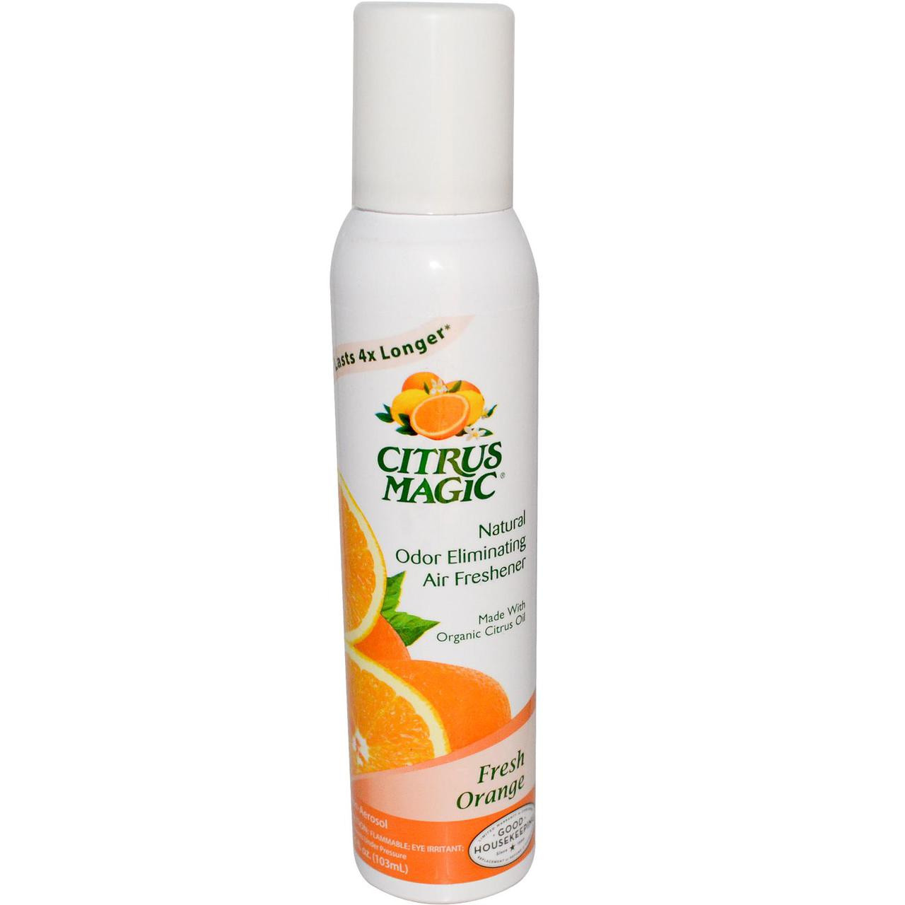 Citrus Magic Natural Odor Eliminating Air Freshener Fresh Orange 3.5