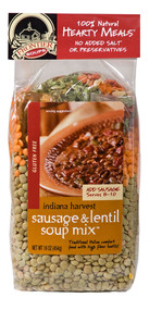 3 PACK of Frontier Soups Hearty Meals Indiana Harvest Sausage Lentil Soup Mix -- 16 oz