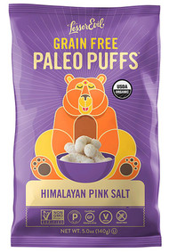 3 PACK of LesserEvil Organic Paleo Puffs Gluten Free Himalayan Pink Salt -- 5 oz