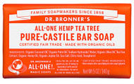 3 PACK of Dr. Bronners Magic Soaps All-One Hemp Pure-Castile Soap Tea Tree -- 5 oz