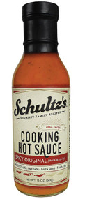 3 PACK of Schultzs Gourmet Family Recipes Cooking Hot Sauce Spicy Original -- 13 oz
