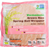 3 PACK of Star Anise Foods Vietnamese Brown Rice Spring Roll Wrapper -- 8 oz