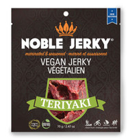 3 PACK of Noble Jerky Vegan Jerky Teriyaki -- 2.47 oz