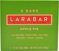 3 PACK of Larabar Fruit & Nut Food Bar Gluten Free Apple Pie -- 5 Bars