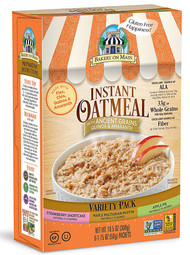 3 PACK of Bakery On Main Ancient Grains Instant Oatmeal Variety Pack -- 6 Packets