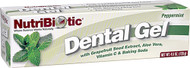 3 PACK of NutriBiotic, Dental Gel, Peppermint, 4.5 oz (128 g)