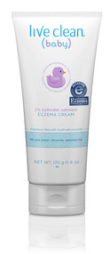 3 PACK of Live Clean Baby Eczema Cream -- 6 oz