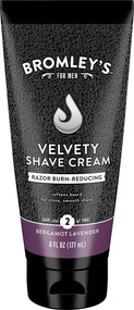 3 PACK of Bromleys For Men Velvety Shave Cream - Bergamot Lavender -- 6 fl oz
