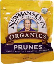 3 PACK of Newmans Own Organics California Prunes -- 6 oz