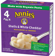 3 PACK of Annies Homegrown Shells & White Cheddar Macaroni & Cheese -- 4 Pack