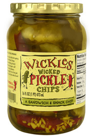 3 PACK of Wickles Wicked Pickle Chips -- 16 fl oz