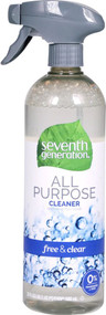 3 PACK of Seventh Generation All Purpose Cleaner Free & Clear -- 23 fl oz