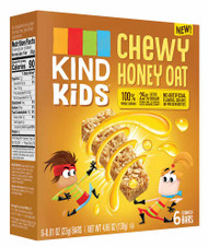 3 PACK of Kind Kids Granola Bars Gluten Free Chewy Honey Oat -- 6 Bars