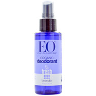 3 PACK of EO Essential Oil Products Organic Deodorant Spray French Lavender -- 4 fl oz